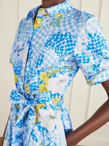 Mary Katrantzou Floral Cotton-blend Maxi Dress | Thumbnail 4 Mary Katrantzou Floral Cotton-blend Maxi Dress | Thumbnail 4