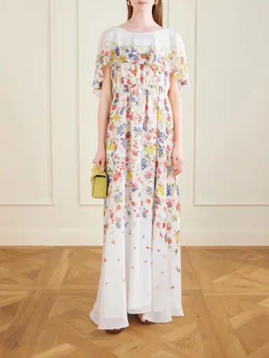 Mary Katrantzou Floral-print Chiffon Maxi Dress | Thumbnail 2 Mary Katrantzou Floral-print Chiffon Maxi Dress | Thumbnail 2