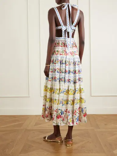 Mary Katrantzou Sophia Floral-print Woven Maxi Dress | Thumbnail 3 Mary Katrantzou Sophia Floral-print Woven Maxi Dress | Thumbnail 3