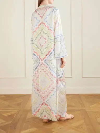 Mary Katrantzou Collins Printed Woven Cover-up | Thumbnail 3 Mary Katrantzou Collins Printed Woven Cover-up | Thumbnail 3