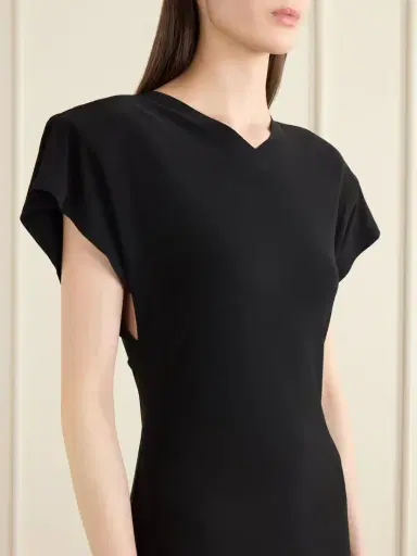 Norma Kamali Stretch-jersey Midi Dress | Thumbnail 4 Norma Kamali Stretch-jersey Midi Dress | Thumbnail 4