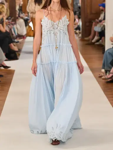 Ulla Johnson Filippa Lace-trimmed Silk Gown | Thumbnail 5