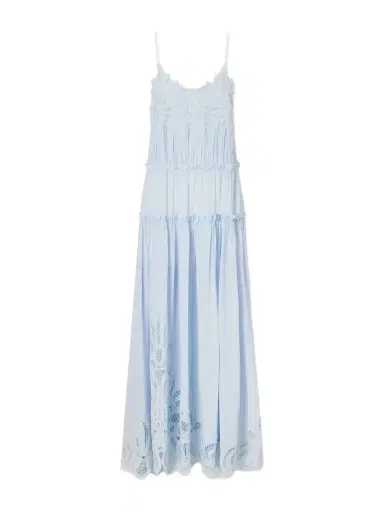 Ulla Johnson Filippa Lace-trimmed Silk Gown | Thumbnail 1