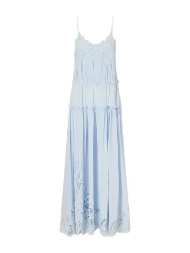 Filippa Lace-trimmed Silk Gown