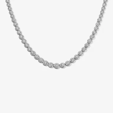 Stephanie Gottlieb Maya Graduated Illusion Tennis Necklace | Thumbnail 2