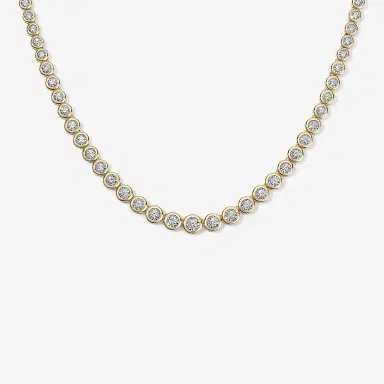 Stephanie Gottlieb Maya Graduated Illusion Tennis Necklace | Thumbnail 3