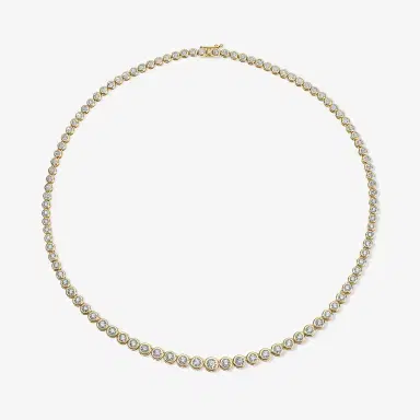 Stephanie Gottlieb Maya Graduated Illusion Tennis Necklace | Thumbnail 4
