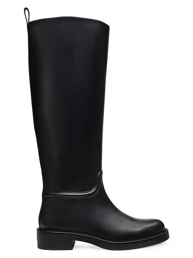 Women's Celia 40MM Leather Riding Boots - Black