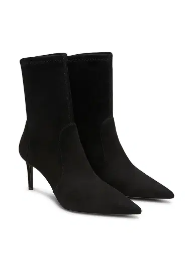 Stuart Weitzman Women's Power 75MM Suede Boots - Black - Size 9.5 | Thumbnail 2 Stuart Weitzman Women's Power 75MM Suede Boots - Black - Size 9.5 | Thumbnail 2