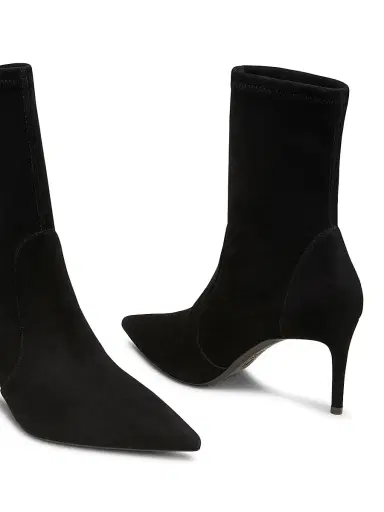 Stuart Weitzman Women's Power 75MM Suede Boots | Thumbnail 4 Stuart Weitzman Women's Power 75MM Suede Boots | Thumbnail 4
