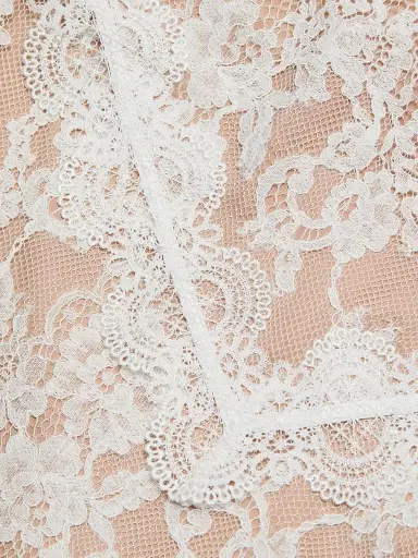 Retrofête Women's Flavio Floral Lace Minidress - Ivory - Size Large | Thumbnail 7 Retrofête Women's Flavio Floral Lace Minidress - Ivory - Size Large | Thumbnail 7