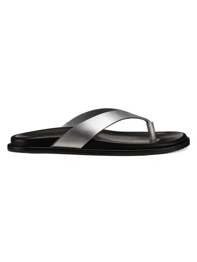 Stuart Weitzman Women's Marykate Thong Sandals - Silver