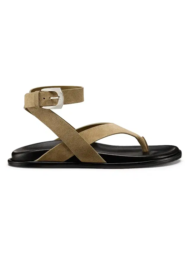 Stuart Weitzman Women's Marykate Ankle Strap Sandals - Golden Olive