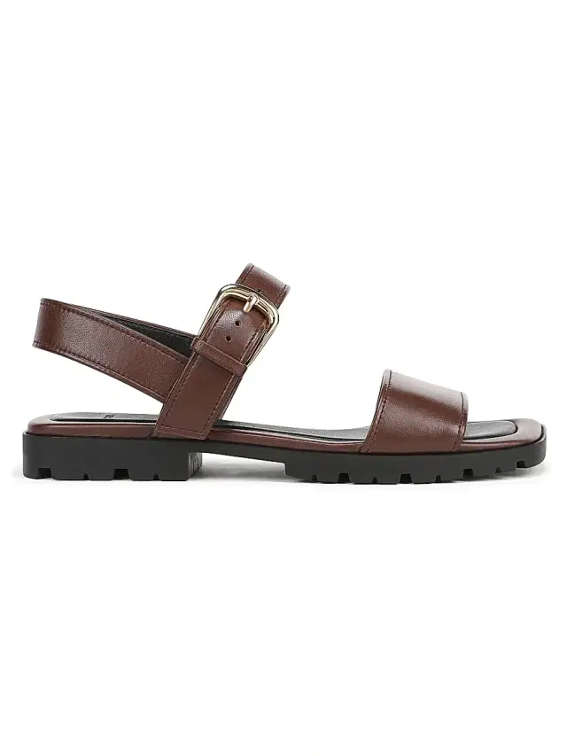 Vince Women's Vega 30MM Buckle-Detail Leather Sandals - Molton Brown