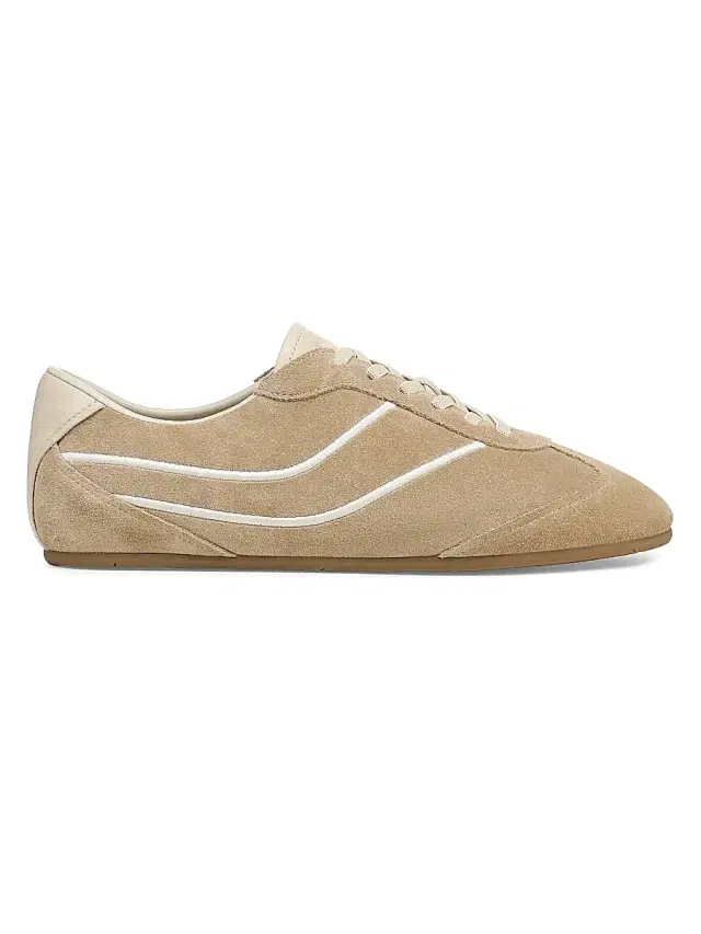 Vince Women's Sunset Suede Low-Top Slip-On Sneakers - Sandtrail Moonlight