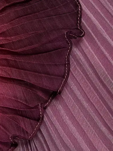 AMUR Women's Delyth Pleated Strapless Tea-Length Dress - Ombre Petal | Thumbnail 7