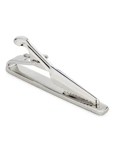 Link Up Men's Onyx Dotted Frame Tie Bar | Thumbnail 2 Link Up Men's Onyx Dotted Frame Tie Bar | Thumbnail 2