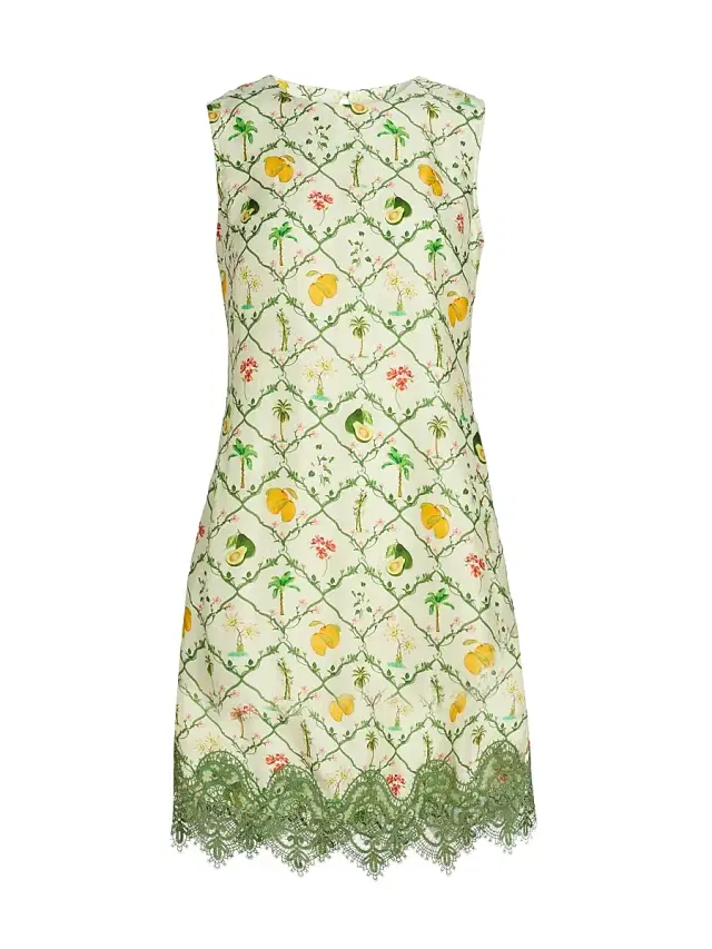 Verandah Women's Pushpanjali Botanical Shift Minidress -  Multi Checks