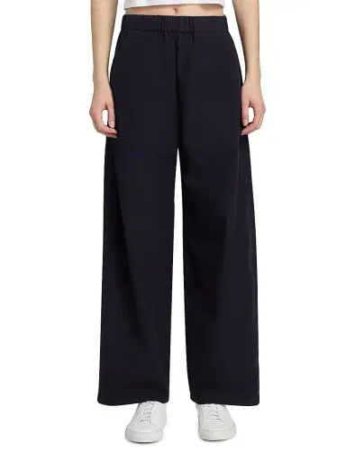 Leset Women's Kyoto Cotton Wide-Leg Pants - Nuit | Thumbnail 2 Leset Women's Kyoto Cotton Wide-Leg Pants - Nuit | Thumbnail 2