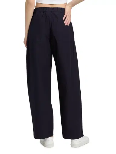 Leset Women's Kyoto Cotton Wide-Leg Pants - Nuit | Thumbnail 4 Leset Women's Kyoto Cotton Wide-Leg Pants - Nuit | Thumbnail 4