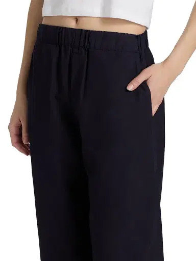 Leset Women's Kyoto Cotton Wide-Leg Pants - Nuit | Thumbnail 5 Leset Women's Kyoto Cotton Wide-Leg Pants - Nuit | Thumbnail 5