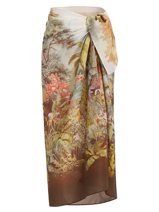 Kobi Halperin Women's Batsheva Eden Valley Print Cotton-Silk Pareo