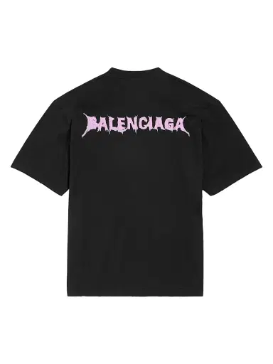 Balenciaga Men's DIY Back Medium Fit T-Shirt - Black - Size XXL | Thumbnail 2 Balenciaga Men's DIY Back Medium Fit T-Shirt - Black - Size XXL | Thumbnail 2