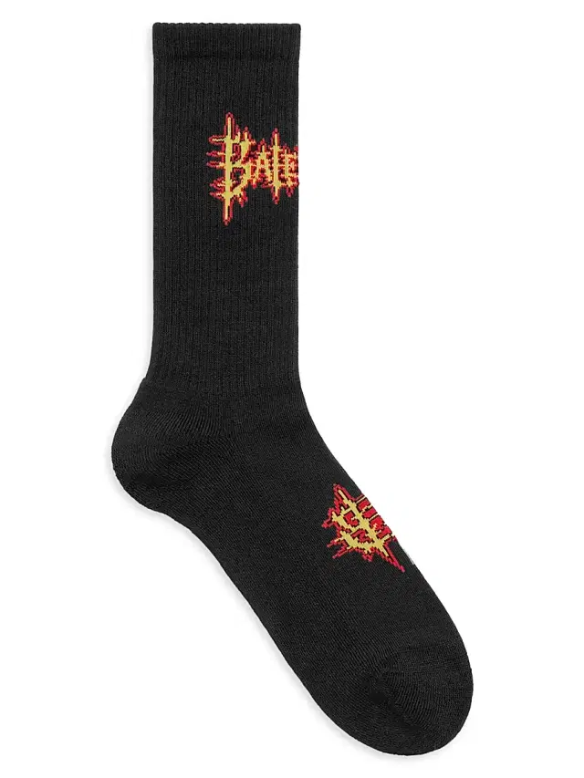 Men's Sacre Coeur Socks - Black Yellow