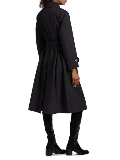 HERNO Women's Techno Taffeta Hooded Trench Coat | Thumbnail 6 HERNO Women's Techno Taffeta Hooded Trench Coat | Thumbnail 6