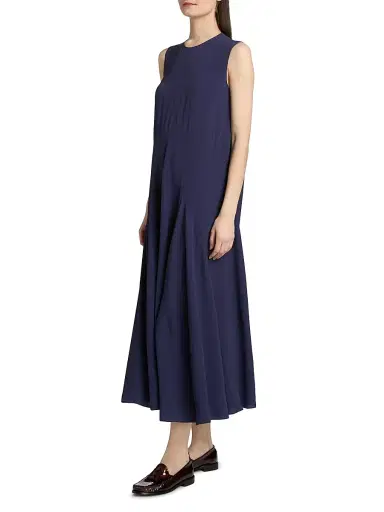 Marni Women's Sleeveless Silk-Blend Midi-Dress | Thumbnail 4 Marni Women's Sleeveless Silk-Blend Midi-Dress | Thumbnail 4