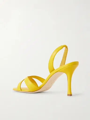 Manolo Blahnik Callasli 90 leather slingback sandals | Thumbnail 3