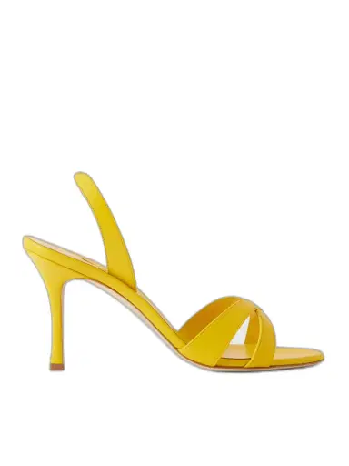 Manolo Blahnik Callasli 90 leather slingback sandals | Thumbnail 1
