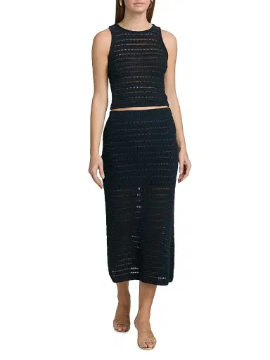 A.L.C. Women's Gale Crochet Cotton-Blend Crop Top | Thumbnail 2
