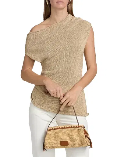 A.L.C. Women's Joni Asymmetric Knit Off-Shoulder Sweater | Thumbnail 3 A.L.C. Women's Joni Asymmetric Knit Off-Shoulder Sweater | Thumbnail 3