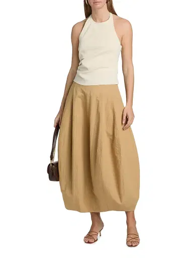 A.L.C. Women's Veda Cotton-Blend Maxi Skirt | Thumbnail 2 A.L.C. Women's Veda Cotton-Blend Maxi Skirt | Thumbnail 2