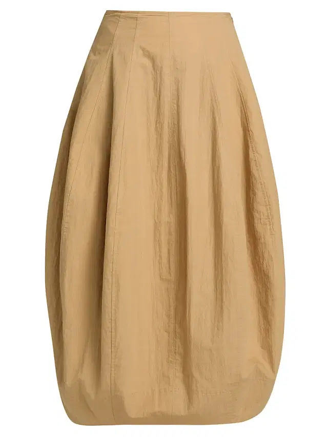 Women's Veda Cotton-Blend Maxi Skirt - Sand Dune