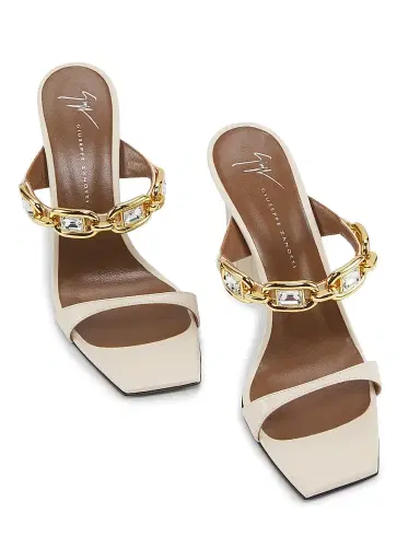 Giuseppe Zanotti Women's Muse Insomnia 105MM Swarovski-Crystal Leather Sandals | Thumbnail 2