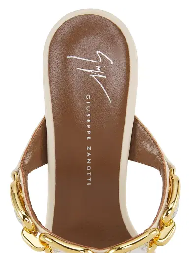 Giuseppe Zanotti Women's Muse Insomnia 105MM Swarovski-Crystal Leather Sandals | Thumbnail 6