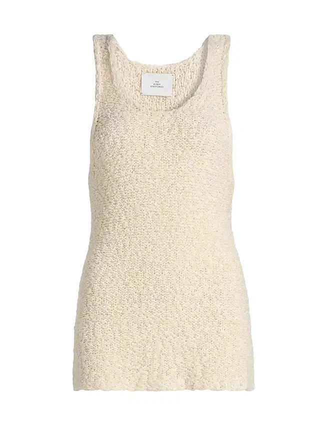 The Elder Statesman Women's Ella Bouclé Knit Tank -