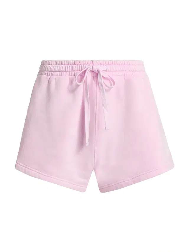 LoveShackFancy Women's Abrah Fit Club Logo Shorts - Peony Macaron