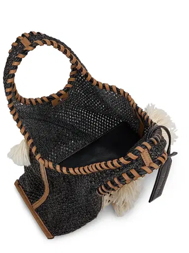 3.1 Phillip Lim Women's Mini Fringed Raffia Tote Bag | Thumbnail 4 3.1 Phillip Lim Women's Mini Fringed Raffia Tote Bag | Thumbnail 4