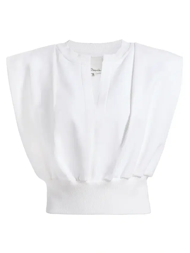 3.1 Phillip Lim Women's Draped Sleeveless French Terry Top - Tofu