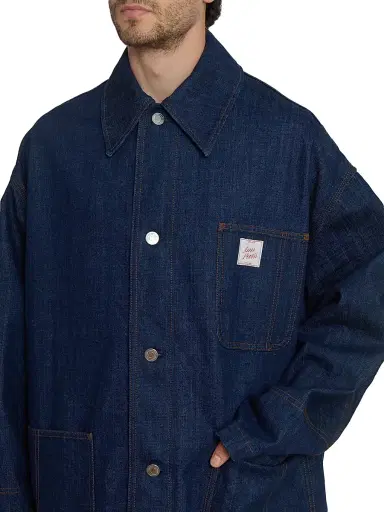 AMI PARIS Men's Worker Denim Jacket | Thumbnail 6 AMI PARIS Men's Worker Denim Jacket | Thumbnail 6