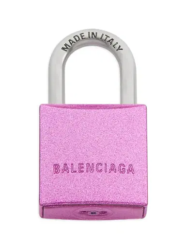 Balenciaga Women's BB Padlock Charm Keychain | Thumbnail 2 Balenciaga Women's BB Padlock Charm Keychain | Thumbnail 2