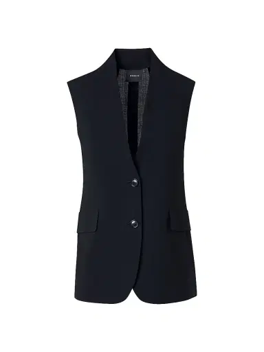 Akris Women's Martina Wool-Blend Vest - Black - Size 16 | Thumbnail 1 Akris Women's Martina Wool-Blend Vest - Black - Size 16 | Thumbnail 1