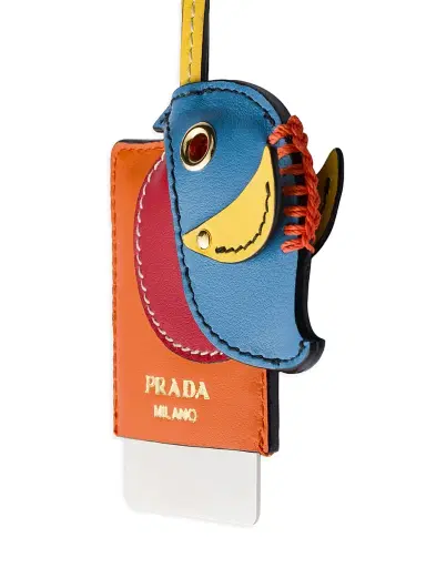 Prada Women's Leather Mirror Case Pendant | Thumbnail 2