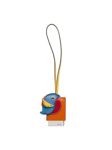 Prada Women's Leather Mirror Case Pendant | Thumbnail 1