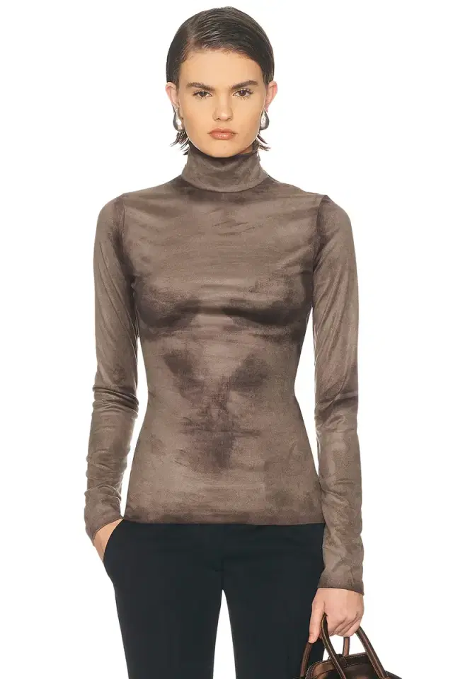 Acne Studios Tarkis Faux Suede Top