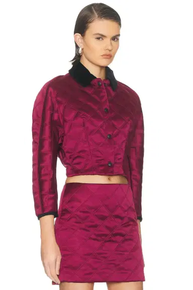 Atlein Cropped Quilted Jacket | Thumbnail 2 Atlein Cropped Quilted Jacket | Thumbnail 2