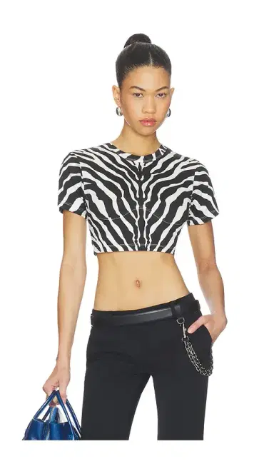 The Attico Cropped T-Shirt | Thumbnail 1